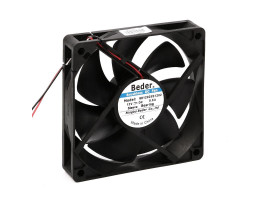 Beder 120х120х25мм, DC 12V, 0,6А, sleeve, 92,54 м³/ч Beder 120х120х25мм, DC 12V, 0,6А, sleeve, 92,54 м³/ч