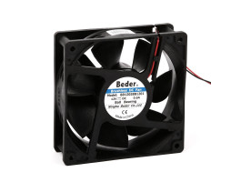 Beder 120х120х38мм, DC 12V, 0,6А, ball, 150,2 м³/ч Beder 120х120х38мм, DC 12V, 0,6А, ball, 150,2 м³/ч