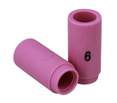 Керамическое сопло Abicor Binzel № 6 NW 9,5мм L-48мм для горелок ABITIG GRIP/SRT 9, SRT9V, ABITIG SRT20