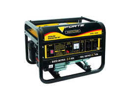 FORTE бензогенератор FG2500 2-2,2кВт FORTE бензогенератор FG2500 2-2,2кВт