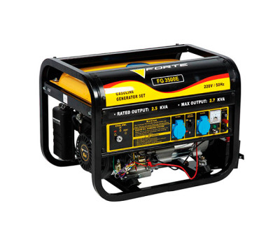 FORTE бензогенератор FG3500E 2,5-2,7кВт