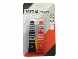 YATO Клей 2-комп. уп-10г акриловый, 5-10хв