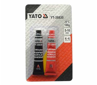 Клей 2-компонентний акриловый YATO уп-10г застывание-5-10хв Клей 2-компонентний акриловый YATO уп-10г застывание-5-10хв