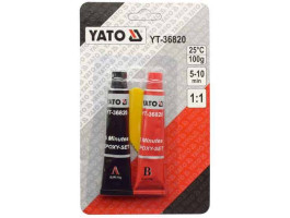YATO клей 2-комп. уп-10г епоксидний, 5-10хв YATO клей 2-комп. уп-10г епоксидний, 5-10хв