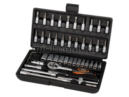 Miol насадки 1/4" 46шт в кейсе