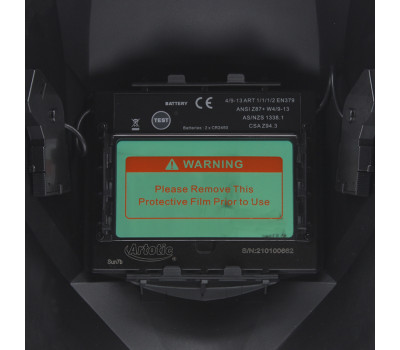 Свароная маска Optech Artotic Sun7B чорная 2 сенсора