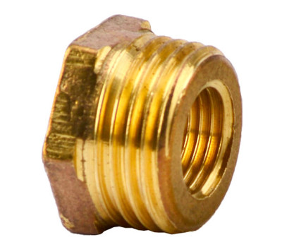 Футорка RM нар.-1/4" внут.-1/8", латунь Футорка RM нар.-1/4" внут.-1/8", латунь