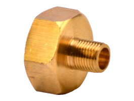 RM лейка внут.-1/2" нар.-1/8", латунь RM лейка внут.-1/2" нар.-1/8", латунь