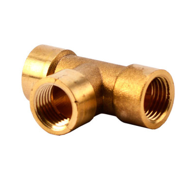 Тройник RM внут.-1/4", внут.-1/4", внут.-1/4", латунь Тройник RM внут.-1/4", внут.-1/4", внут.-1/4", латунь