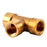 RM тройник внут.-1/4", внут.-1/4", внут.-1/4", латунь