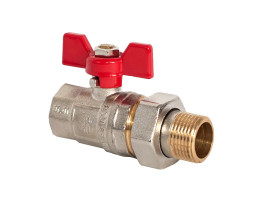 RM кран з американкою 1/2", латунь RM кран з американкою 1/2", латунь