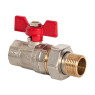 RM кран з американкою 1/2", латунь