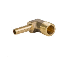 RM штуцер угловой нар-1/4", d-6мм, латунь RM штуцер угловой нар-1/4", d-6мм, латунь