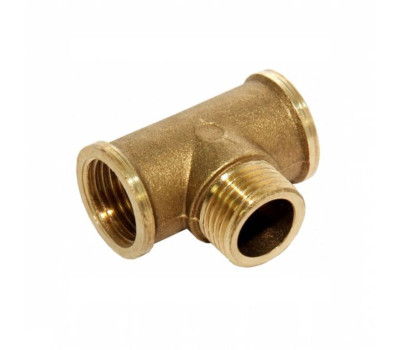 Тройник RM внут.-1/2", нар.-1/2", внут.-1/2", латунь Тройник RM внут.-1/2", нар.-1/2", внут.-1/2", латунь