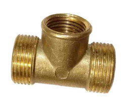 RM тройник нар.-1/2", внут.-1/2", нар.-1/2", латунь RM тройник нар.-1/2", внут.-1/2", нар.-1/2", латунь