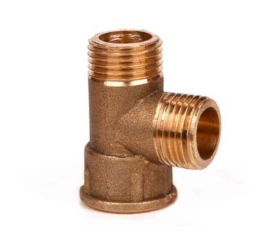 Тройник RM внут.-1/2", нар.-1/2", нар.-1/2", латунь