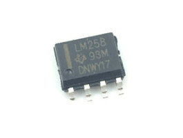 STM LM258ADT U-3~30В, 2-х канал, 1.1 МГц, 0.6 В/мкс SO8 операционный усилитель