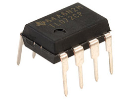 Texas Instruments TL072CP V-3,5-18В, 2-х канал, 4МГц, DIP8 операционный усилитель Texas Instruments TL072CP V-3,5-18В, 2-х канал, 4МГц, DIP8 операционный усилитель