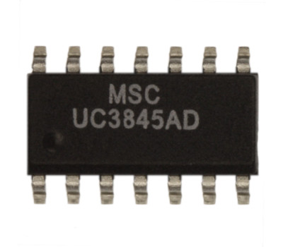 Микросхема контроллер AC/DC Texas Instruments UC3845AD V-8.2~25В, 450кГц, SOIC-14-150 Микросхема контроллер AC/DC Texas Instruments UC3845AD V-8.2~25В, 450кГц, SOIC-14-150