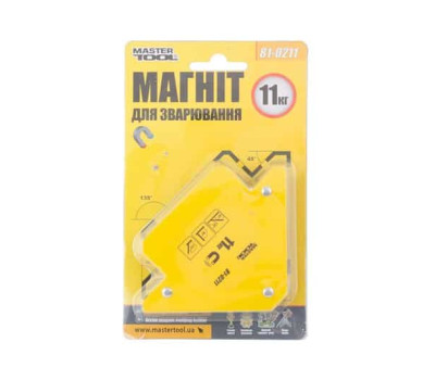 Магнитный фиксатор MASTER TOOL 11 кг, 45°/90°/135°