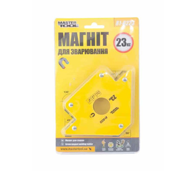 Магнит сварочный Mastertool 23кг 45°/90°/135°
