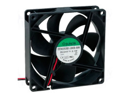 Sunon 92х92х25мм, DC 24V, ball, 87м³/г Sunon 92х92х25мм, DC 24V, ball, 87м³/г