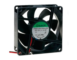 Sunon 80x80x25, DC 12V, ball, 96м³/ч