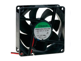 Sunon 80x80x25, DC 12V, ball, 96м³/г