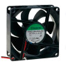 Sunon 80x80x25, DC 12V, ball, 96м³/г