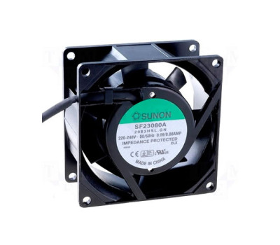 Вентилятор осевой переменного тока Sunon SF23080A2083HSL 80x80x38 Вентилятор осевой переменного тока Sunon SF23080A2083HSL 80x80x38