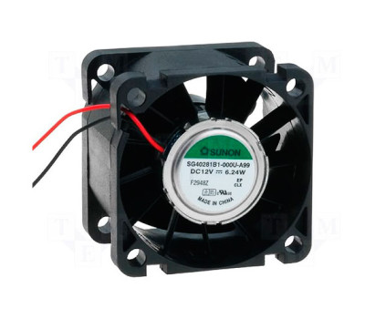 Вентилятор осевой постоянного тока SUNON SG40281B1-A99 40x40x28мм DC 12V 43м³/ч ball Вентилятор осевой постоянного тока SUNON SG40281B1-A99 40x40x28мм DC 12V 43м³/ч ball